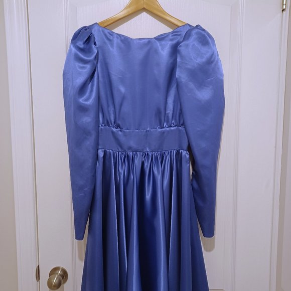 Vintage Formal Gown - circa 1980s - Royal Blue - Picture 1 of 11